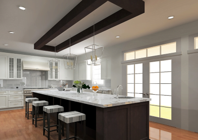 remodeled white kitchen